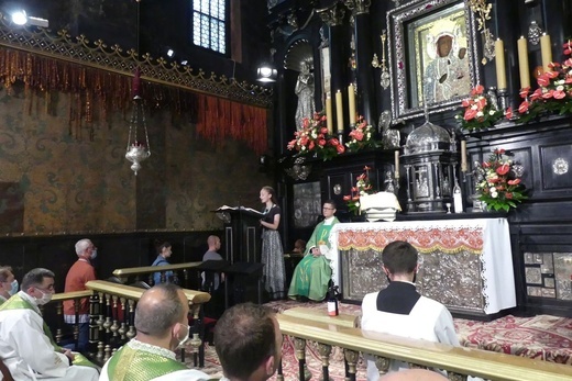 Powitanie 410. Pielgrzymki Żywieckiej na Jasnej Górze - 2021