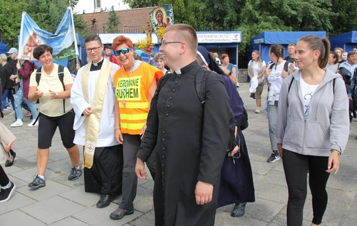 Powitanie 410. Pielgrzymki Żywieckiej na Jasnej Górze - 2021