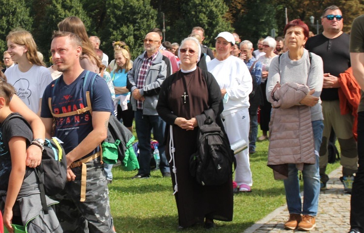 Powitanie 410. Pielgrzymki Żywieckiej na Jasnej Górze - 2021