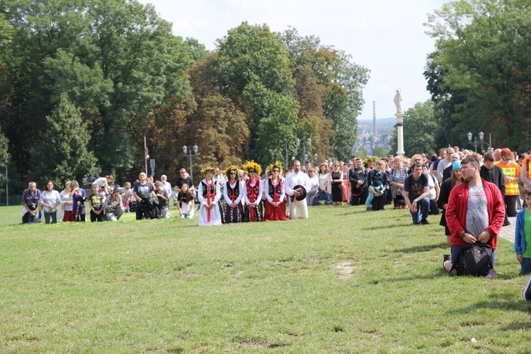 Powitanie 410. Pielgrzymki Żywieckiej na Jasnej Górze - 2021