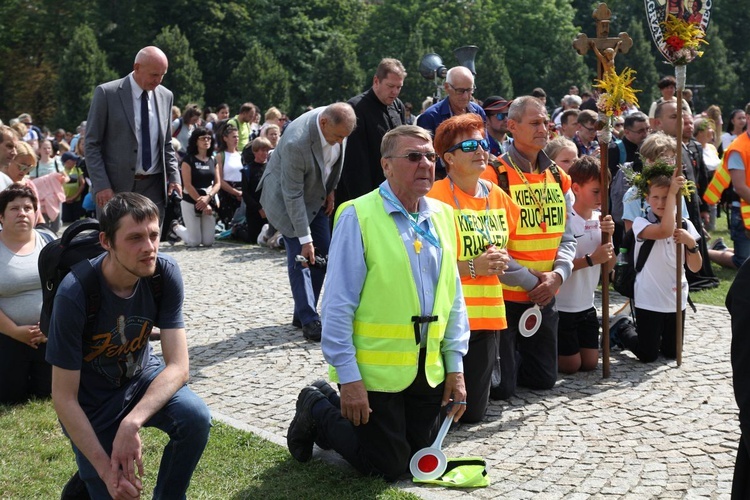 Powitanie 410. Pielgrzymki Żywieckiej na Jasnej Górze - 2021