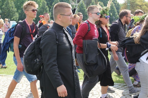 Powitanie 410. Pielgrzymki Żywieckiej na Jasnej Górze - 2021