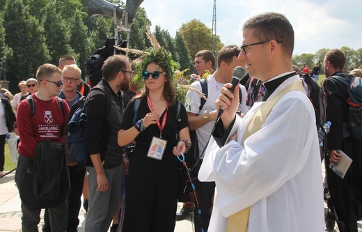 Powitanie 410. Pielgrzymki Żywieckiej na Jasnej Górze - 2021