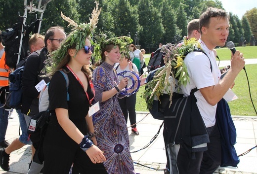 Powitanie 410. Pielgrzymki Żywieckiej na Jasnej Górze - 2021