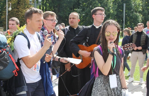 Powitanie 410. Pielgrzymki Żywieckiej na Jasnej Górze - 2021