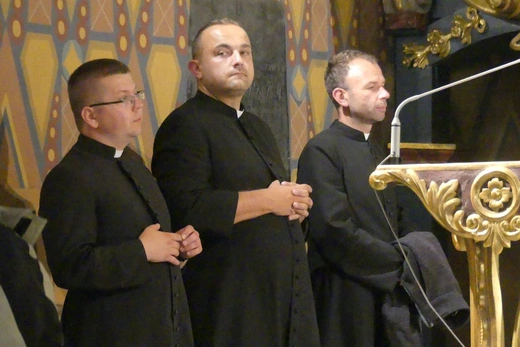 Wieczorne powitanie 410. Pielgrzymki Żywieckiej w Żywcu - 2021