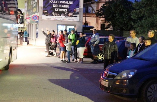 Wieczorne powitanie 410. Pielgrzymki Żywieckiej w Żywcu - 2021