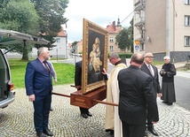 Powitanie w parafii pw. św. Jadwigi Śląskiej w Złotoryi.