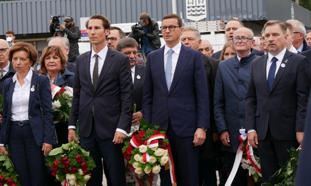 Premier Morawiecki wziął udział w obchodach Sierpnia '80 w Gdańsku.