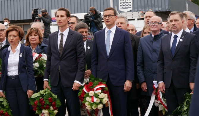 Premier Morawiecki wziął udział w obchodach Sierpnia '80 w Gdańsku.