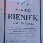 Płock. Pogrzeb Mariusza Bieńka - starosty płockiego. Cz. 2