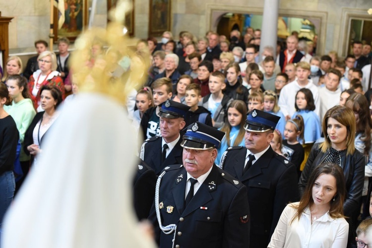 W nabożeństwie wzięło udział wielu pielgrzymów i parafian.