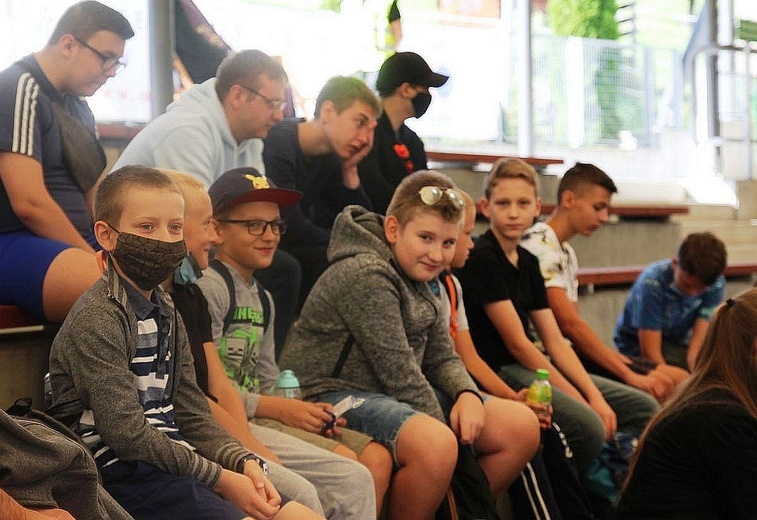 Młodzi w amfiteatrze pod Grojcem w Żywcu - 2021