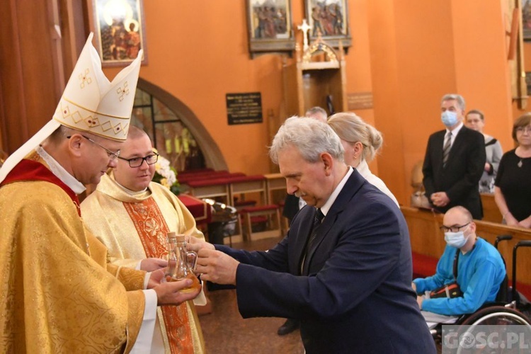 Poświęcenie sztandaru Lubuskiej Okręgowej Izby Aptekarskiej z Zielonej Góry