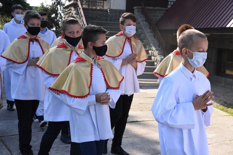 Sztandar błogosławionego patrona