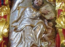Pilchowice, kościół Ścięcia św. Jana Chrzciciela, płaskorzeźba, ok. 1780 r. (konserwacja S. Makara, J. Szpyt, 2019).
