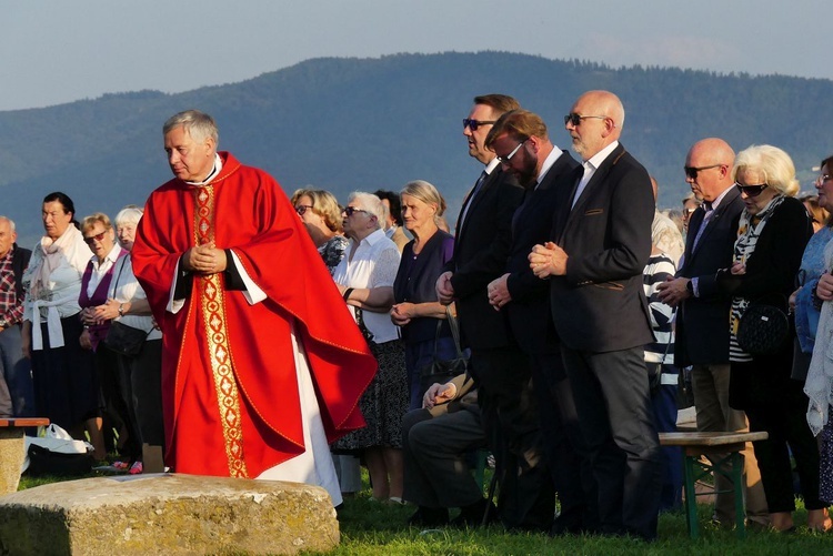 20. Msza św. za Bielsko-Białą pod Krzyżem na Trzech Lipkach - 2021