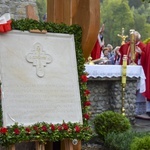 Ochotnica Dolna. Poświęcenie placu pod budowę nowego kościoła