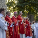 Ochotnica Dolna. Poświęcenie placu pod budowę nowego kościoła