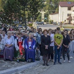 Ochotnica Dolna. Poświęcenie placu pod budowę nowego kościoła