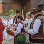 Ochotnica Dolna. Poświęcenie placu pod budowę nowego kościoła