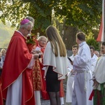 Ochotnica Dolna. Poświęcenie placu pod budowę nowego kościoła