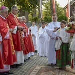 Ochotnica Dolna. Poświęcenie placu pod budowę nowego kościoła