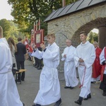 Ochotnica Dolna. Poświęcenie placu pod budowę nowego kościoła