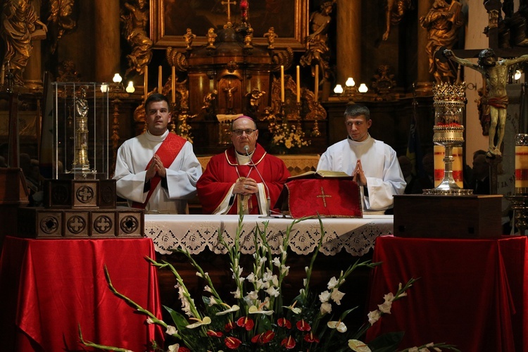 Procesja z relikwiami św. Stanisława i św. Doroty przez Wrocław