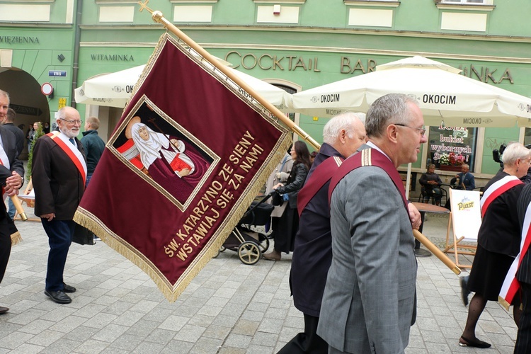 Procesja z relikwiami św. Stanisława i św. Doroty przez Wrocław