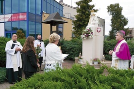 	Jubileuszowej modlitwie przewodniczył  bp Zbigniew Zieliński.