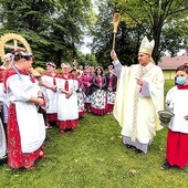 	Poświęcenie koron żniwnych.