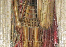 Mozaika w prezbiterium kościoła św. Michała Archanioła w Bytomiu- -Suchej Górze (Szymon Prandzioch, 2010 r.).