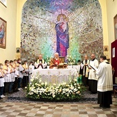 ▲	Eucharystii w niedzielę 19 września przewodniczył bp Piotr Libera.