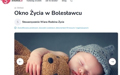 Bolesławiec. Trwa zbiórka na okno życia