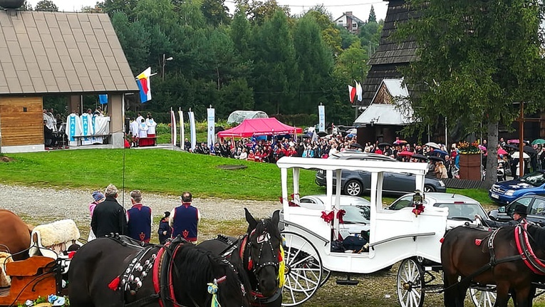 Banderia konna "ISKRA" Dolina Dunajca uczciła pamięć o zamordowanym przez Niemców kapłanie