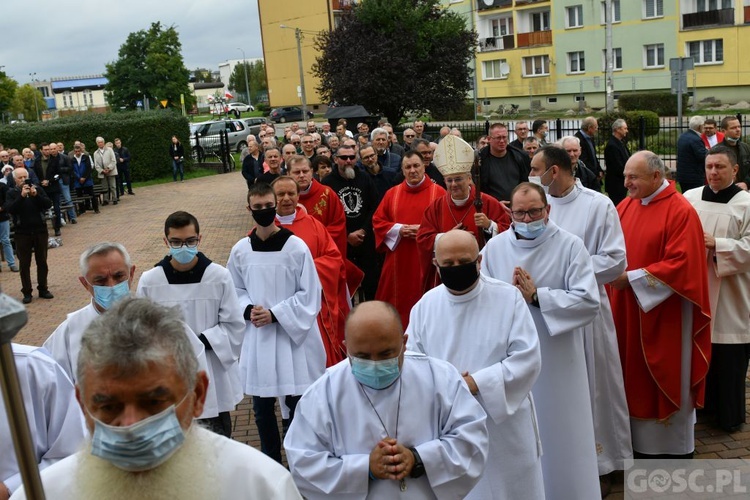 Męska modlitwa w sanktuarium Pierwszych Męczenników Polski w Międzyrzeczu