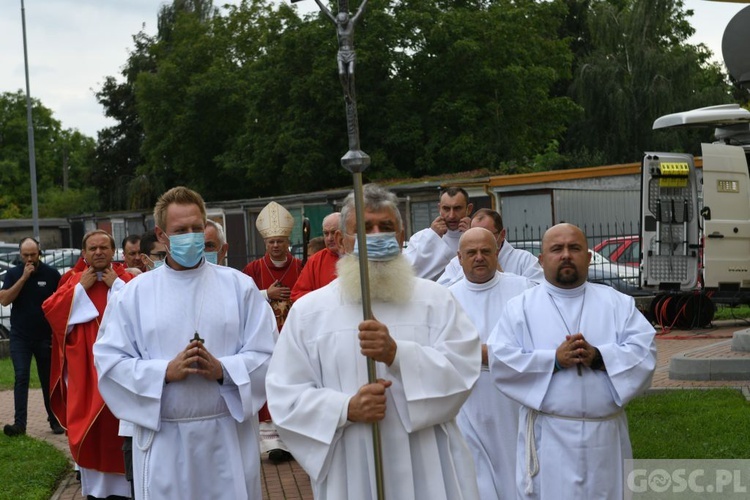 Męska modlitwa w sanktuarium Pierwszych Męczenników Polski w Międzyrzeczu