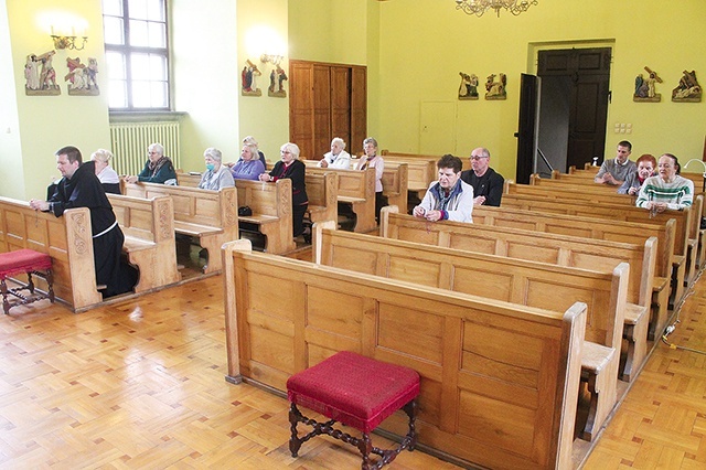 ▲	Niedzielne obchody zostały poprzedzone dwudniowymi rekolekcjami, które poprowadził o. Andrzej Łaniecki OFM Conv.