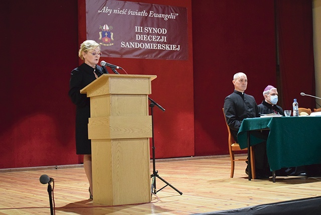 Spotkanie miało miejsce w auli Domu Katolickiego.