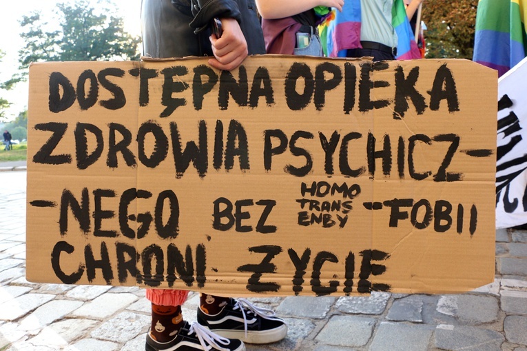13. Marsz Równości we Wrocławiu na transparentach