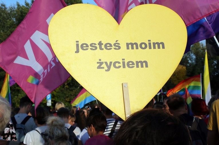 13. Marsz Równości we Wrocławiu na transparentach