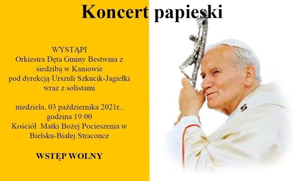Straconka zaprasza na koncert dla św. Jana Pawła II