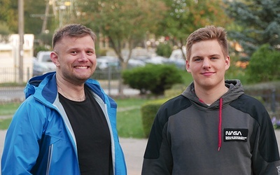 Pomysłodawcami wydarzenia są Michał Stopa (z lewej)  i Dawid Kamiński.