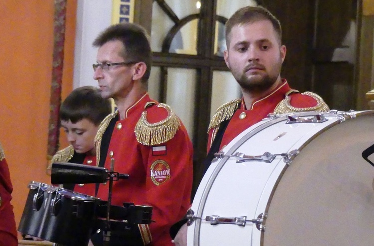 Koncert Papieski orkiestry dętej z Kaniowa w bielskiej Straconce