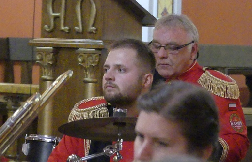 Koncert Papieski orkiestry dętej z Kaniowa w bielskiej Straconce