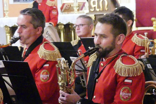 Koncert Papieski orkiestry dętej z Kaniowa w bielskiej Straconce