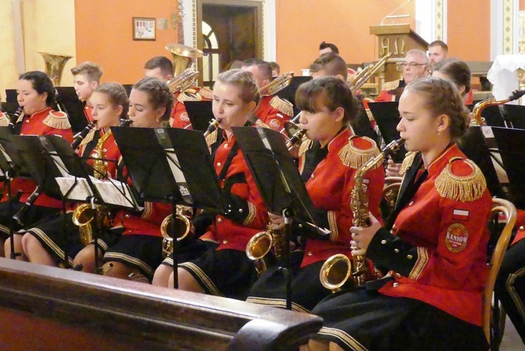 Koncert Papieski orkiestry dętej z Kaniowa w bielskiej Straconce