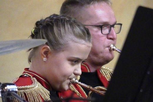 Koncert Papieski orkiestry dętej z Kaniowa w bielskiej Straconce