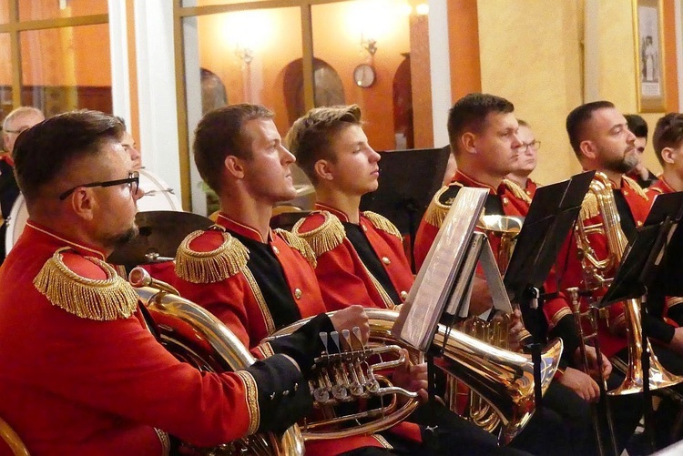 Koncert Papieski orkiestry dętej z Kaniowa w bielskiej Straconce